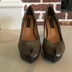 Steve Madden Luxe 8 Heels in Charcoal Brown 3”